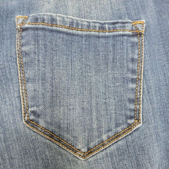 Alloy Apparel Women's Slim Bootcut Jeans Size 12 Medium Wash Blue Denim 29x36 - Picture 9 of 10